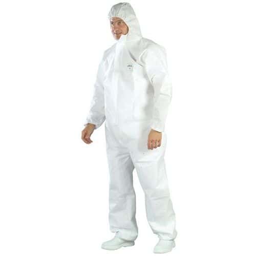 Combinaison SMS avec cagoule blanc - Coverguard