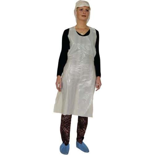 Tablier polyéthylène blanc - Coverguard