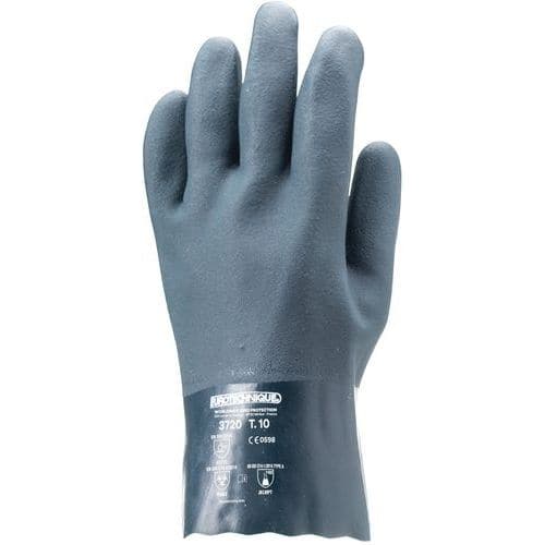 Gants Eurochem 3720 coton PVC vert 27 cm - Coverguard