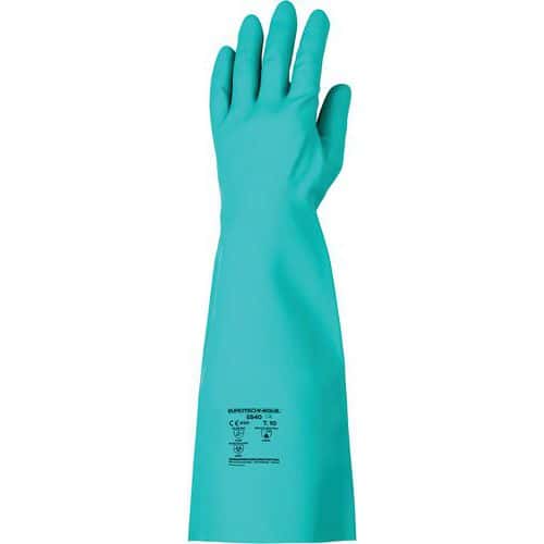 Gants Eurochem 5540 nitrile vert 0,56 mm - Coverguard