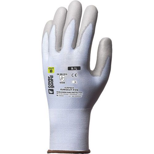 Gants Eurocut P318 CUT B. HPPE J18 - Coverguard