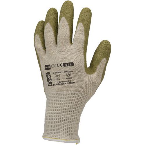 Gants Euroheat Green J13 latex - Coverguard