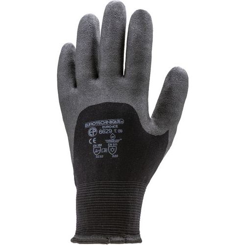 Gants EUROICE 2 - Polyamide enduit 3/4 PVC HPT noir - Coverguard