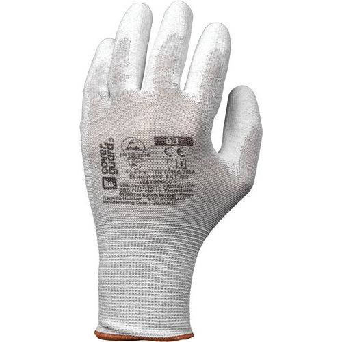 Gants Eurolite 1EST90 J13 polyester carbone - Coverguard