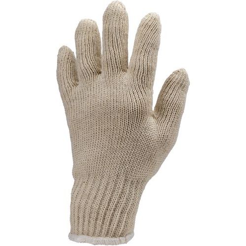 Gants Eurolite 4330 J7 coton ecru poignet tricot - Coverguard