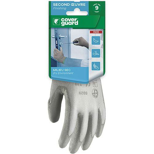 Gants Eurolite 6030 J13 Polyester enduit polyuréthane - Coverguard