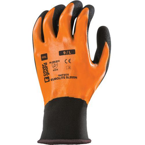 Gants Eurolite SL555N J15 Polyéthylène noir - Coverguard