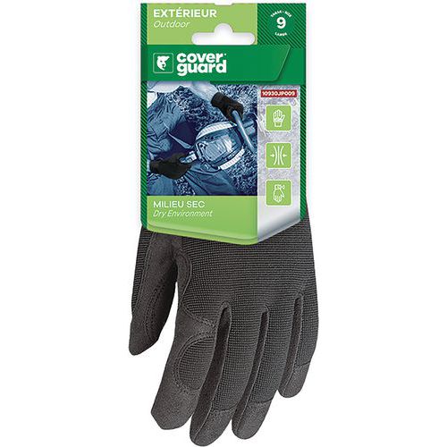 Gants Eurostrong 930 Noir synthétique velcro - Coverguard