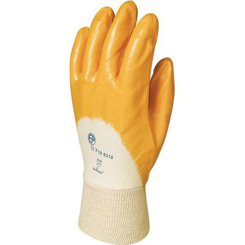 Gants Eurostrong 9310 coton enduit 3/4 nitrile supérieur - Coverguard