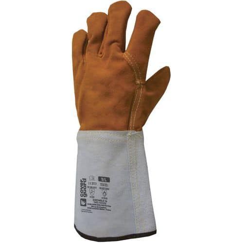 Gants Euroweld 250 TIG croute bovin 15 cm - Coverguard