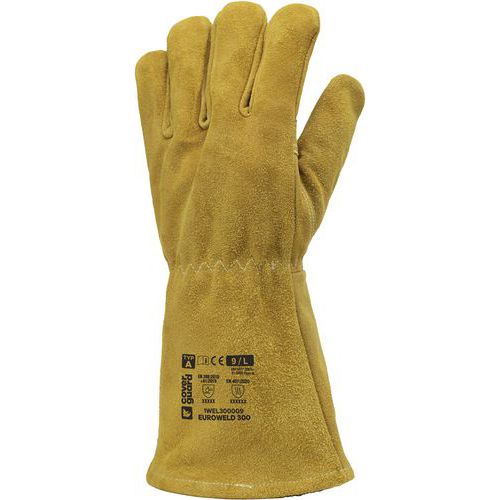 Gants Euroweld 300 croûte de vachette - Coverguard