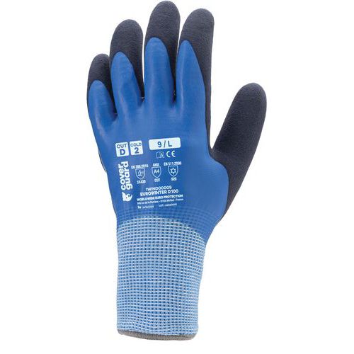 Gants Eurowinter D100 J13 CUT D. HPPE - Coverguard