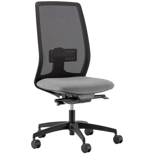 Chaise de bureau OREGON tissu chiné