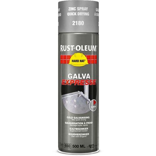 Peinture Galva Expresse Hard Hat - aérosol  500ml - Rust-Oleum