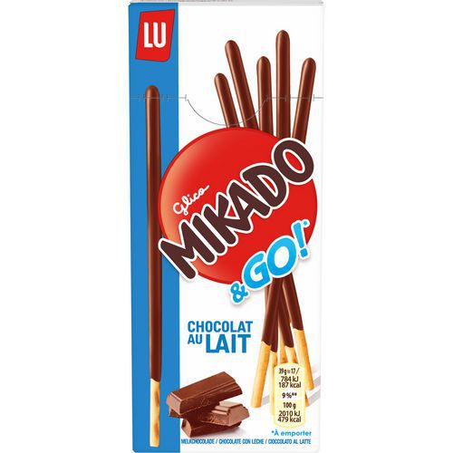 Mikado pocket lait 39g - LU