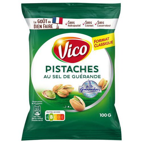 Pistaches au Sel de Guérande - 100 g - Vico