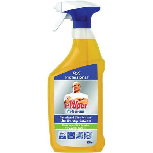 Spray nettoyant Ultra dégraissant 750 mL - Mr Proper Professional