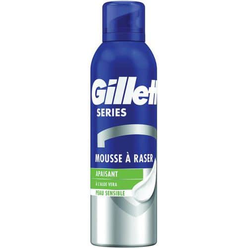 Mousse à raser  Series Peaux Sensibles 200 mL - Gillette