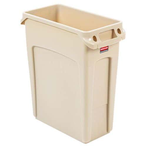 Collecteur Slim Jim avec conduits d'aération 60 L_Rubbermaid