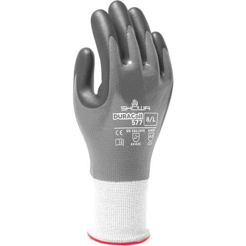 Gants résistants aux coupures 577 - Nitrile / Doublure Duracoil/Showa