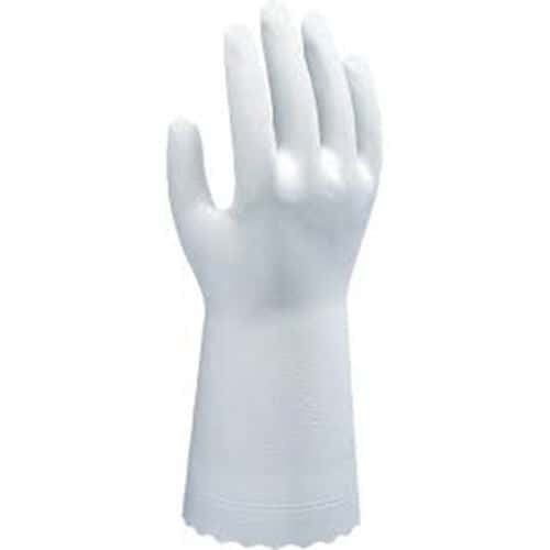 Gants de protection chimique B0700 blanc - Enduction PVC / Showa