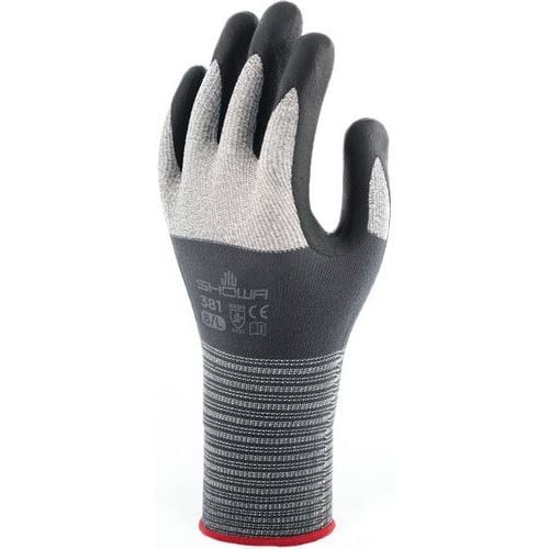 Gants microfibre 381 - Enduction nitrile microporeux _Showa