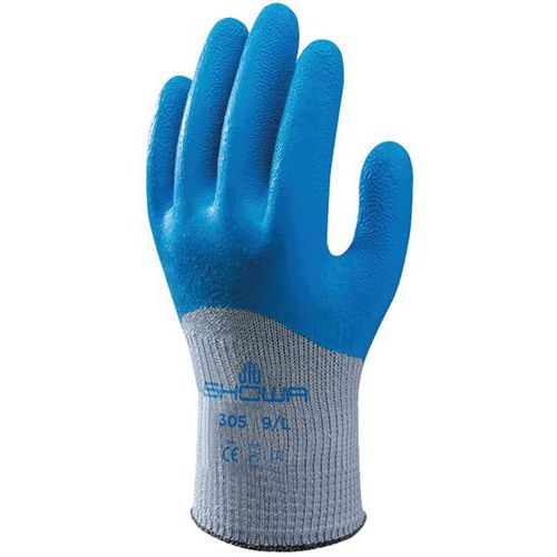 Gants grip polyvalents 305 - Enduit latex / Showa