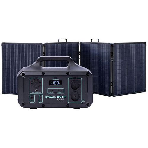 Station d'énergie portative Izywatt + panneau solaire 200W - Izywatt