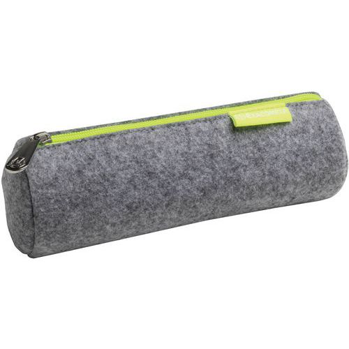 Trousse ronde feutrine Neon - Exacompta