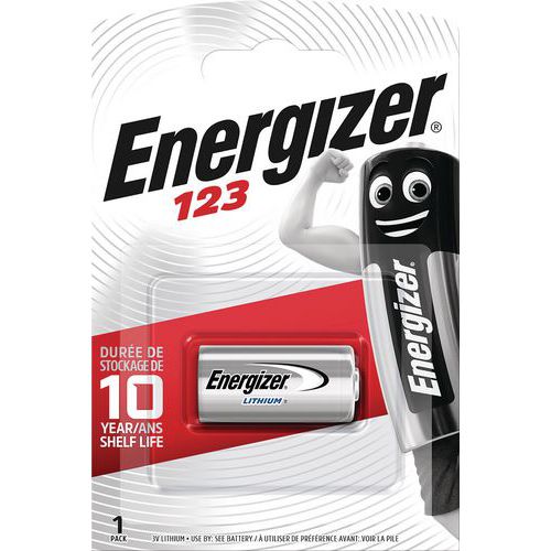 Pile Lithium appareil électroniques - 123 - Energizer