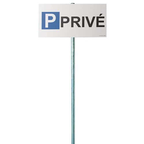 Kit panneau parking - P privé