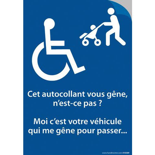 Autocollant - Cet autocollant vous gêne...