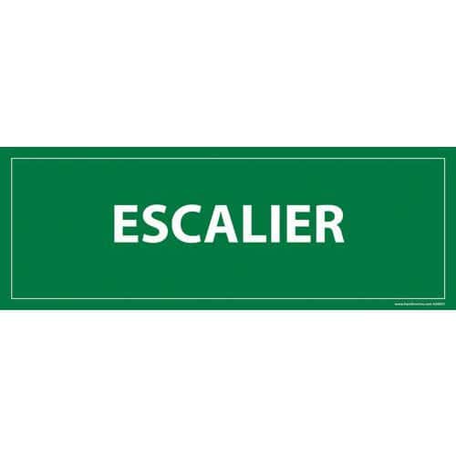 Panneau escalier