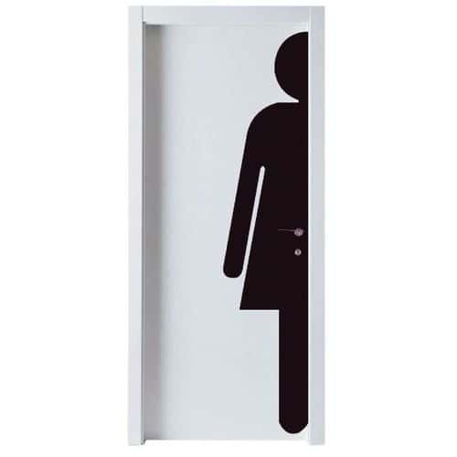 Signalétique Géante de porte Silhouette femme