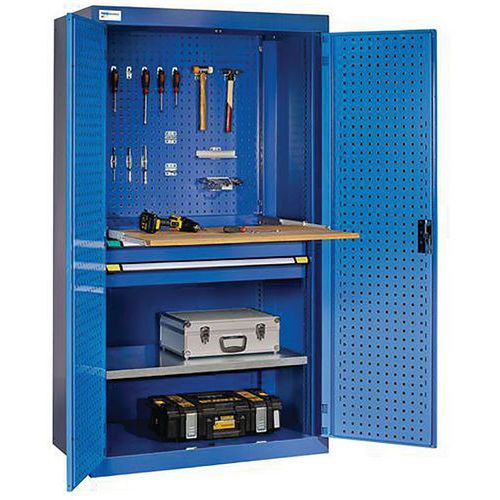 Armoire portes battantes perforées Thurmetall TM-Classic - 1300 kg