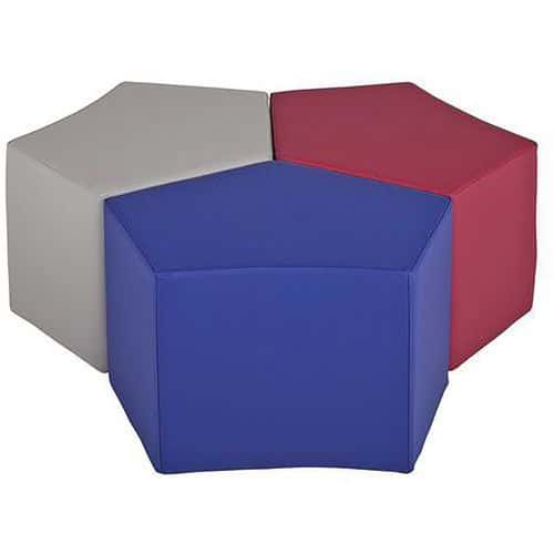 Lot de 3 poufs Arpège coloris panachés - Manutan Expert