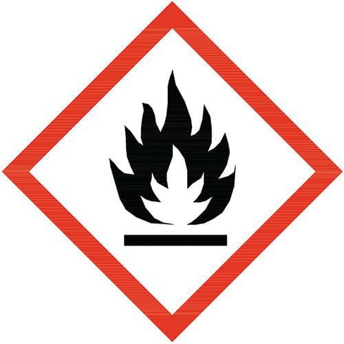 Panneau CLP - Inflammable - Aluminium - 300x300 mm