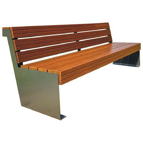 Banc VENDOME 180 cm bois/acier