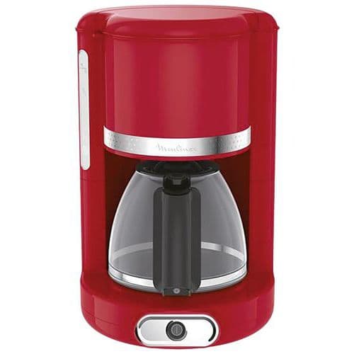 Cafetière filtre 10-15 tasses Rouge Soleil FG381510 1000 W Moulinex