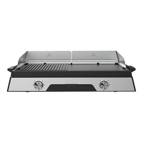 Plancha Gril - Duo 2200 - PLANCHADUO2200 - 2200 W - Kitchenchef