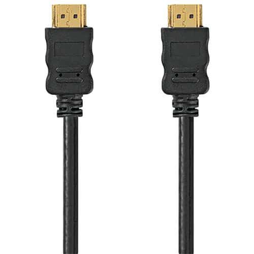 Câble HDMI Haute Vitesse avec ethernet : 4K@30Hz : ARC : 10.2 Gbps : 3. - Nedis