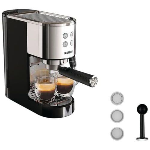 Machine Expresso automatique Inox - Virtuoso + - XP444C10 - 1350 W - Krups