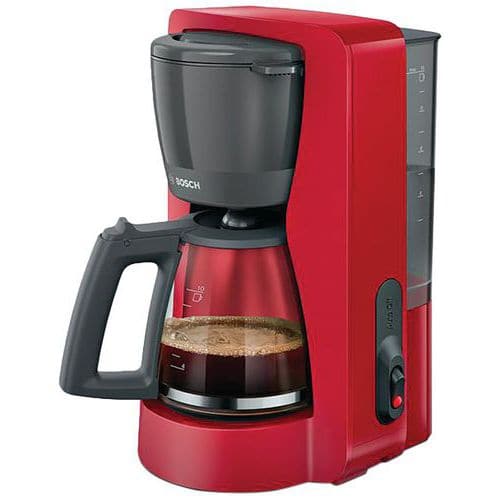 Cafetière filtre 10/15 tasses Rouge Mat MyMoment TKA2M114 1200 W Bosch