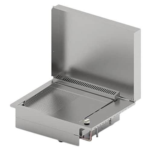 Plancha encastrable gaz- OASI 55 lisse rainurée - 203091 - 5600 W - Planet