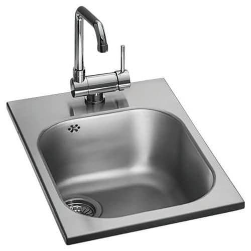 Evier inox encastrable + couvercle - INLAV34 - 260007 - Planet