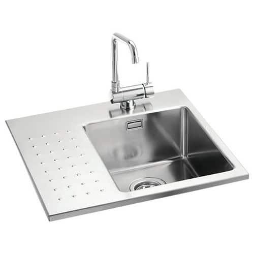 Evier inox encastrable + couvercle - INLAV40 - 260008 - Planet