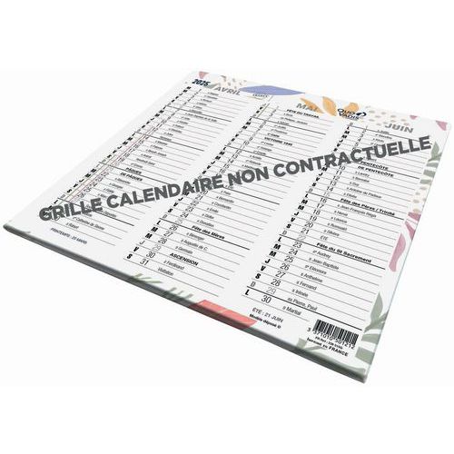 Calendrier Origami 18 Exotique - 36x18cm - Année 2025 - Quo Vadis