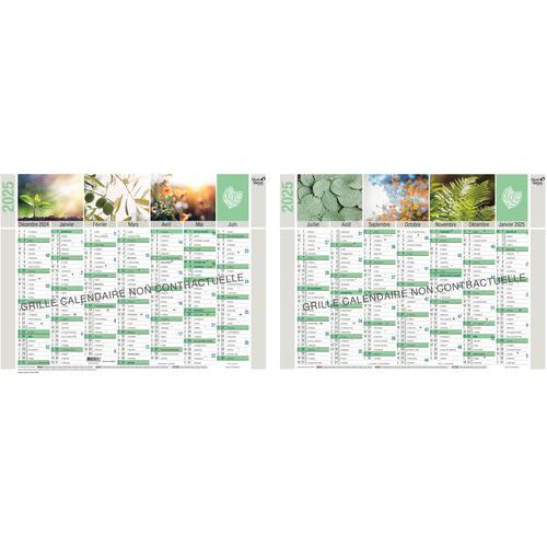 Calendrier banque Equology 2025 - 18 x 13,5 cm - Quo Vadis