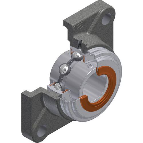 Roulement à billes à Insert en acier inoxydable - série SUCF208