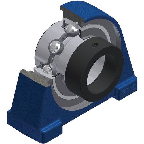 Roulement à billes à Insert radial, bague excentrique - série EXPAE200